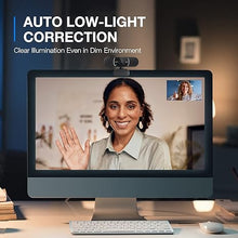 Load image into Gallery viewer, EMEET C960 2K Webcam with Microphone, 2K QHD, 2 Noise-Reduction Mics, TOF Autofocus Streaming Webcam with Privacy Cover, Plug&Play USB Webcam for Calls/Conference, Zoom/Skype/YouTube, Laptop/Desktop