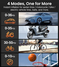 Load image into Gallery viewer, PECHAM Tire Inflator Portable Air Compressor,USB 5V 20000mAh Battery 160PSI Cordless Tire Pump Electric Air Pump for Car Tires,Fits Car/Truck/Motorcycle/Balls/Bicycles