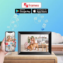 Load image into Gallery viewer, Frameo 10.1" WiFi Digital Picture Frame, Smart Digital Photo Frame with 16GB Storage, 1280x800 IPS HD Touch Screen, Auto-Rotate, Easy Setup to Share Photos or Videos Remotely via App from Anywhere
