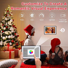 Load image into Gallery viewer, FRAMEO 10.1 inch Digital Photo Frame with LED Light, 32GB WiFi Digital Frame, 1280x800 IPS LCD Touch Screen, Auto-Rotate, Wall Mounted, Easy Setup, Share Photos & Videos Instantly via Frameo App