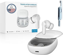 Load image into Gallery viewer, M3 Offline Translation Earbuds 74 Languages and Accents Lifetime-Free AI Translation Earbuds Real TimeTranslator Device in Real Time fit iOS & Android with Earbuds Cleaning Brush