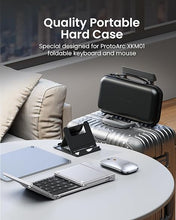 Load image into Gallery viewer, ProtoArc Foldable Keyboard and Mouse, XKM01 Folding Wireless Keyboard Mouse Combo for Business and Travel, 2.4G+Dual Bluetooth Full-Size Portable Keyboard for Laptop iPads Tablets -Black Silver