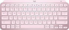 Load image into Gallery viewer, Logitech MX Keys Mini Minimalist Wireless Illuminated Keyboard, Compact, Bluetooth, Backlit, USB-C, Compatible with Apple macOS, iOS, Windows, Linux, Android, Metal Build - Rose