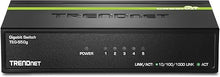 Load image into Gallery viewer, TRENDnet 5-Port Mini Gigabit Switch, TEG-S50g, GREENnet Technology, NDAA + TAA Compliant, Desktop Metal Ethernet Network Switch, 5 x Gigabit Ports, Fanless, Lifetime Protection, Black