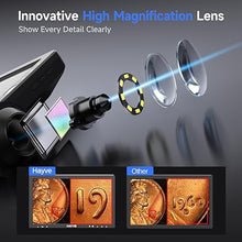Load image into Gallery viewer, Hayve DM12 10.1'' HDMI Digital Microscope, 2000X Coin Microscope with IPS Screen, 20MP Soldering Microscope for Electronics with 10.4'' Longer Stand,Compatible with PC/TV,32GB