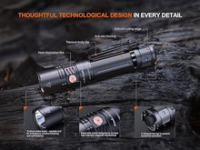 Load image into Gallery viewer, Fenix PD36R V2.0 1700 Lumen Rechargeable Flashlight, USB-C Tactical Duty Light with Battery, and LumenTac Organizer