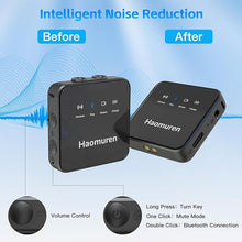 Load image into Gallery viewer, Wireless Lavalier Microphone 2 Pack,Wireless Microphone,Compatible with iPhone,Android,Camera,iPad,Tablet,PC,Noise Cancel,Echo,656ft Transmission,36H Battery for Video Recording,Stream,Vlogs