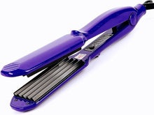 Load image into Gallery viewer, MBHAIR Ceramic Crimper Iron for Volumizing Fluffy Hairstyle, Corrugation Crimper Hair Iron, Anti Static Ceramic Hair Crimping Iron Adjust Temperature (Purple)