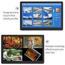 Load image into Gallery viewer, Atatat Digital Photo Frame with IPS Screen - Digital Picture Frame with 1080P Video, Music, Photo, Auto Rotate, Slide Show, Remote Control, Calendar, Time, Support USB and SD Card (7 Inch Black)