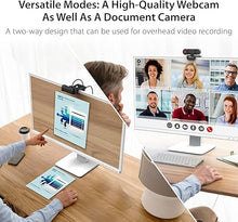Load image into Gallery viewer, j5create 1080P Dual Mode Webcam and Document Camera with Auto & Manual Focus, Magnetic Privacy Cover for PC, Laptops | for Live Streaming, Video Calls, Online Meetings, Online Classes (JVU250)