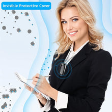 Load image into Gallery viewer, Personal Air Purifier,Timeage Wearable Air Purifier Necklace, Portable Mini Air Ionizer Eliminates Pollen,Smoke,Dust for Outdoor,Travel(Black)