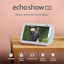 Load image into Gallery viewer, Amazon Echo Show 5 (newest model), Smart display with 2x the bass and clearer sound, Cloud Blue