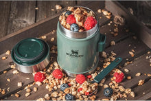 Load image into Gallery viewer, Stanley Classic Legendary Classic Food Jar + Spork 14oz Hammertone Silver