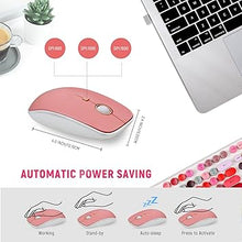 Load image into Gallery viewer, FOPETT Wireless Keyboard and Mouse Sets,Reliable 2.4 GHz Connectivity for PC,Laptop,Smart TV and More (White Colorful)