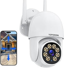 Load image into Gallery viewer, Wi-Fi Security Camera Outdoor 1080P, RTSP IP Surveillance Home WiFi Camera, 350°/120° Pan Tilt Auto Tacking, Human Detection, Color Night Vision, IP66