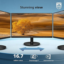 Load image into Gallery viewer, PHILIPS 22 inch Class Thin Full HD (1920 x 1080) Monitor, 100Hz Refresh Rate, VESA, HDMI x1, VGA x1, LowBlue Mode, Adaptive Sync, 4 Year Advance Replacement Warranty, 221V8LB