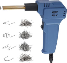 Load image into Gallery viewer, WEP 960-V Blue Plastic Welder Kit 110V with LED Lights with 200 Hot Staples and Pliers for Car Bumper Plastic Welding, Plastic Gas Tank Repair, a Great Automotive Tools for Mechanics