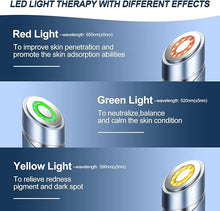 Load image into Gallery viewer, MiSMON High Frequency Facial Machines, 4 in 1 Facial Massager Micro-Current Light Therapy Device for Face