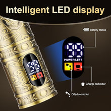 Load image into Gallery viewer, Professional Hair Clippers for Men,Hair Clippers+T-Blade Trimmer+Electric Shaver+Nose Hair Trimmer Set,4 in 1 Cordless Barber Hair Cutting Kit LCD Display Gifts (Gold)