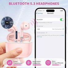 Load image into Gallery viewer, ACAGET Ture Wireless Earbuds for iPhone 16 Pro Max 15 14 13 12 iPad Pro Air HiFi Stereo Bluetooth 5.3 Headphones with HD Mic Noise Canceling Android Earphones for Sumsung Galaxy S24 FE S23 S22 Ultra