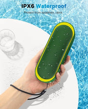 Load image into Gallery viewer, LENRUE Bluetooth Speakers, Waterproof Portable Speakers with TWS, 24 Playtime, Stereo Sound, Wireless for Home Shower Pool Beach Outdoor (Green)