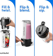 Load image into Gallery viewer, nutribullet Flip Portable Blender with Insulated Cup, White, NBPB50350AW