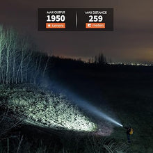 Load image into Gallery viewer, ThruNite TN12 V6 Tactical LED Flashlight, High 1950 Lumens Dual Switch, USB-C Rechargeable Flashlight Compact for EDC, Law Enforcement, and Outdoor Use (Cool White)