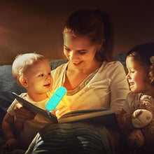 Load image into Gallery viewer, Book Light, USB Rechargeable Reading Light, Eye-Cared Amber Light Mode Book Light for Reading in Bed Kids, 8 LEDs Bookmark Portable Book Light Clip on, Stepless Dimming, Lake Blue