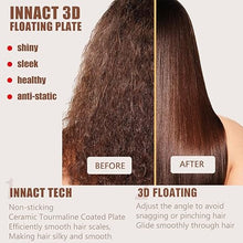 Load image into Gallery viewer, NITION Ceramic Tourmaline Hair Straighteners LCD Flat Iron MCH Fast Heating Up. Healthy Home Straightening Styling Tools with Travel Pouch Bag. 265-450°F Adjustable. 1" Smooth 3D Plate. Dual Voltage