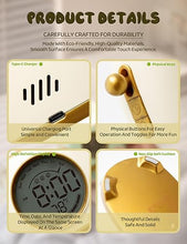 Load image into Gallery viewer, Toast Night Lamp Lights, Cute Toaster Digital Alarm Clock, Dimming LED Breader Lamp 1200mAh Rechargeable Night Light for Bedroom, Bedside, Desktop