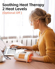 Load image into Gallery viewer, SHINE WELL Cordless Hand Massager with Heat and Compression FSA HSA Eligible,Mothers Day Gifts,Gifts for Her,Birthday Gifts for Women and Men,Hand Massager Machine Relieve Hand Fatigue and Soreness