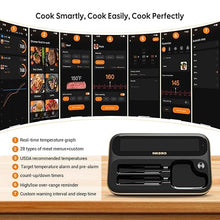 Load image into Gallery viewer, Inkbird 5G WiFi Wireless Meat Thermometer for BBQ/Gril/Oven/Smoker/Rotisserie, Unlimited Remote Control of Bluetooth 5.4 Meat Thermometer with 2 White & Black Probes