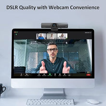 Load image into Gallery viewer, NexiGo Iris, 4K AI Webcam with 1/1.8" Sony_Sensor, Onboard Flash Memory, HDR, PiP, DSLR-Style Control, Auto Framing/Tracking with Flexible FOV, Noise-Canceling Mics, for Zoom/Teams/OBS and More
