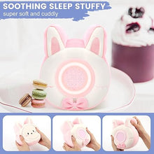Load image into Gallery viewer, QANYI Bunny Plush Alarm Clock Night Light, Cute Stuffed Animals with LED Display Clock Adjustable Light, Toys for 5-12 Year Old Girls, Kawaii Birthday Gifts for Kids Teens Girls Women