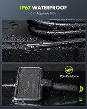 Load image into Gallery viewer, Anykit Borescope Camera with Light, 6" IPS Screen, Dual Lens Endoscope 1080P Plumbing Snake Inspection Camera with Split Screen, 32GB Card, Plumbing Snake Camera for Home (16.5FT)