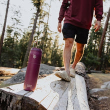 Load image into Gallery viewer, BOTTLE BOTTLE Stainless Steel Water Bottle with Straw and Lid, 32 oz Vacuum Insulated Water Bottle, Stay Cold for 24 Hrs, Hot for 12 Hrs, Leak-Proof Wide Mouth Sports Water Bottles red