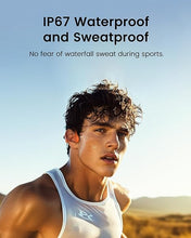 Load image into Gallery viewer, Aerra Bone Conduction Sport Headphones, IP67 Waterproof Workout Earphones, Open-Ear, Wireless Bluetooth with Mic, Secure and Comfortable for Running and Cycling, Orange and Black