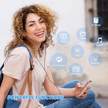 Load image into Gallery viewer, AGPTEK A02S 16GB MP3 Player, 70 Hours Playback Lossless Sound Music Player, Supports up to 128GB, Rose Gold