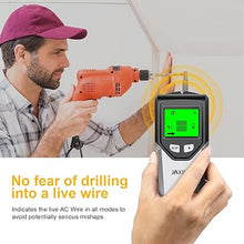Load image into Gallery viewer, Stud Finder Wall Scanner - 5 in 1 Stud Finder Tool w/Intelligent Microprocessor Chip and HD LCD Display, Stud Detector Beam Finders for the Center and Edge of Wood AC Wire Metal Studs Joist