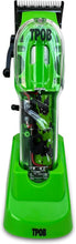 Load image into Gallery viewer, TPOB Slime 2 Barber Hair Clippers for Men 6800 RPM with Matte Green Case and X Fade Blade