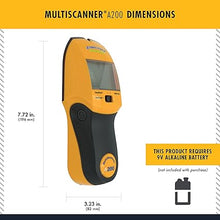 Load image into Gallery viewer, Zircon Multiscanner A200 Electronic Wall Scanner / Metal Detector/ Live AC Wire Detection With SpotLite Pointer