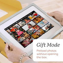 Load image into Gallery viewer, Skylight Digital Picture Frame - WiFi Enabled with Load from Phone Capability, Touch Screen Digital Photo Frame Display - Customizable Gift for Friends and Family - 10 Inch Silver