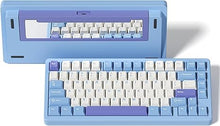 Load image into Gallery viewer, Womier SK75 75% Keyboard with Full Aluminum Wireless Mechanical Gaming Keyboard, VIA Custom Keyboard, Pre-lubed POM Switches RGB Creamy Gaming Keyboard, 3-Modes Gasket Hot Swappable Keyboard, Blue