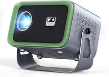 Load image into Gallery viewer, ?Auto Focus/Keystone?4K Projector with WiFi and Bluetooth, 360° Rotating Movie Projector, Portable Projector with 400 ANSI, Outdoor Projector for Phone/PC/TV Stick/DVD/USB/HDMI