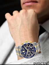 Load image into Gallery viewer, Invicta Men's Pro Diver Scuba 48mm Two Tone Stainless Steel Chronograph Quartz Watch, TT/Blue (Model: 0077)
