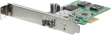 Load image into Gallery viewer, StarTech.com PCI Express Gigabit Ethernet Fiber Network Card w/Open SFP - PCIe GbE SFP Network Card Adapter NIC - Fiber Optic SFP Adapter, TAA (PEX1000SFP2)