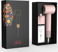 Load image into Gallery viewer, AINA Hair Dryer, Blow Dryer - Brushless Motor, 110,000 RPM Lightweight, Ionic Travel 110V/ALCI Plug(Baby Pink)