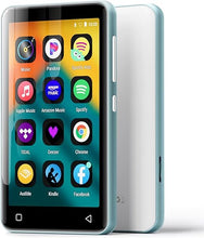 Load image into Gallery viewer, innioasis 80GB MP3 Player with Bluetooth and WiFi, MP3 Player for Kids with Spotify, Spotify Kids, Pandora, Audible, 4.0" Touch Screen Music Player with Parental Controls, Up to 1TB (White+ Sky-Blue)