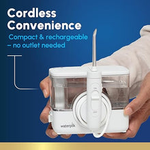 Load image into Gallery viewer, Waterpik ION Professional Water Flosser, Rechargeable and Portable for Teeth, Gums, Braces, 10 Settings, 7 Flossing Tips For Multiple Users And Needs, ADA Accepted, WF-12 White, Packaging May Vary