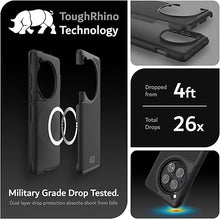 Load image into Gallery viewer, TUDIA MergeGrip Magsafe Compatible Phone Case for OnePlus 12 5G 2024 - Military Grade, Drop Tested, Dual Layer, Shockproof, Anti-Slip, Heavy Duty & Protector Cover Protective Phone Case - Matte Black